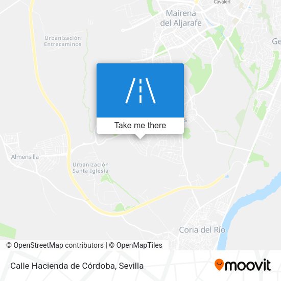 Calle Hacienda de Córdoba map
