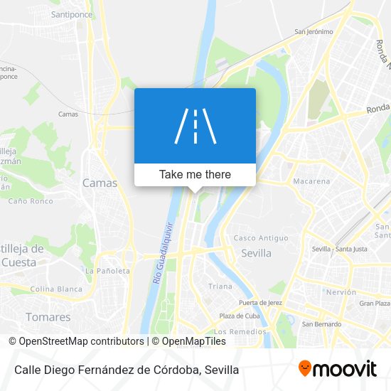 Calle Diego Fernández de Córdoba map