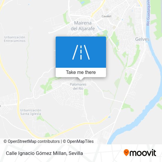 Calle Ignacio Gómez Millan map