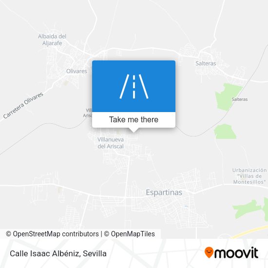 Calle Isaac Albéniz map