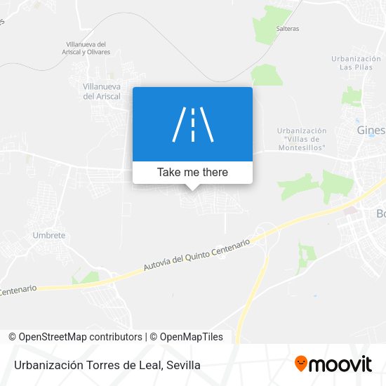 Urbanización Torres de Leal map