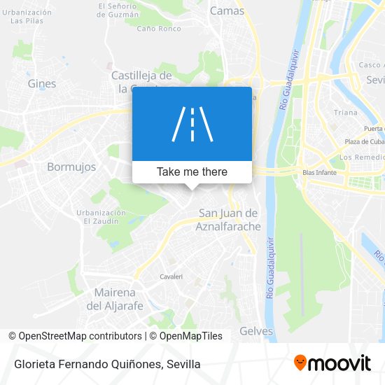 Glorieta Fernando Quiñones map