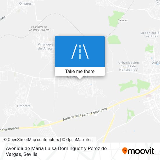 Avenida de María Luisa Domínguez y Pérez de Vargas map