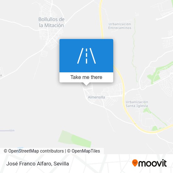 José Franco Alfaro map