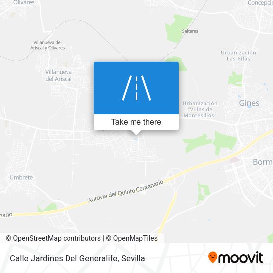 Calle Jardines Del Generalife map