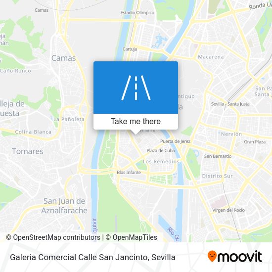 Galeria Comercial Calle San Jancinto map