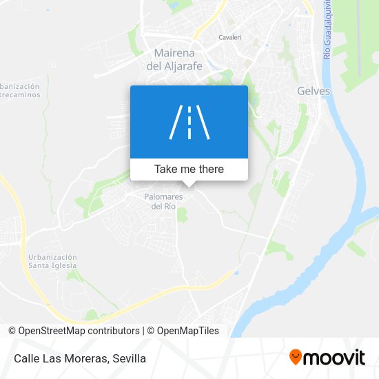 Calle Las Moreras map