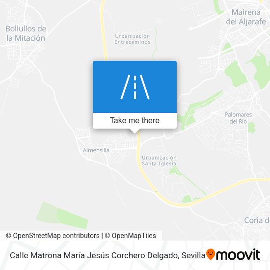 Calle Matrona María Jesús Corchero Delgado map