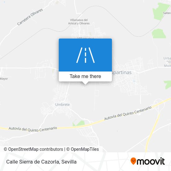 Calle Sierra de Cazorla map