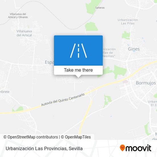 Urbanización Las Provincias map