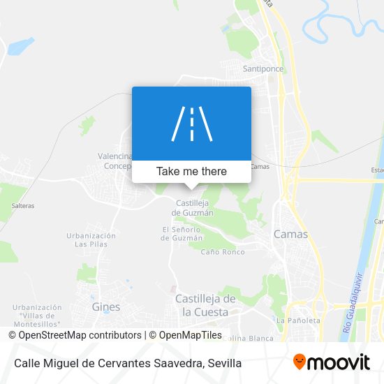 Calle Miguel de Cervantes Saavedra map