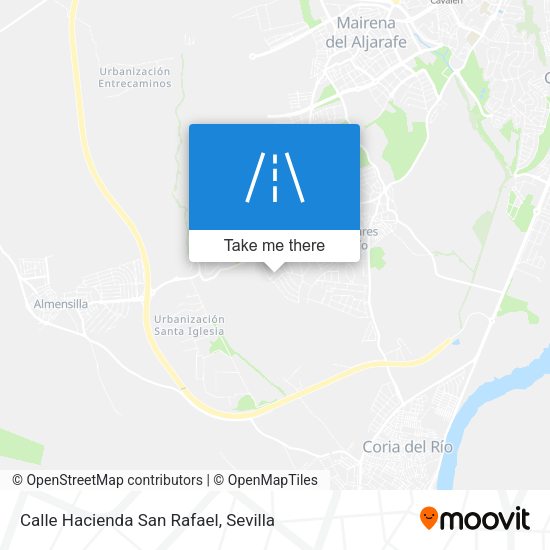 Calle Hacienda San Rafael map