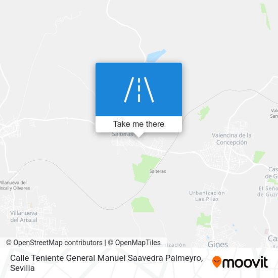 Calle Teniente General Manuel Saavedra Palmeyro map