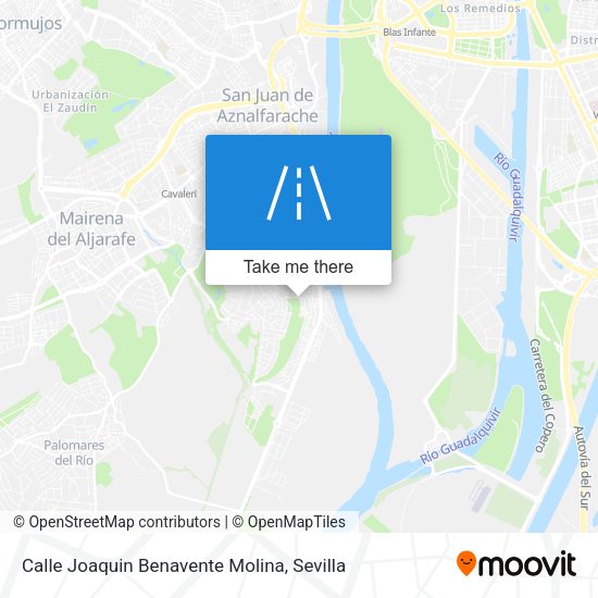 Calle Joaquin Benavente Molina map