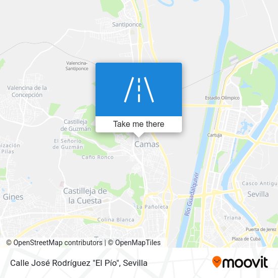 Calle José Rodríguez "El Pío" map