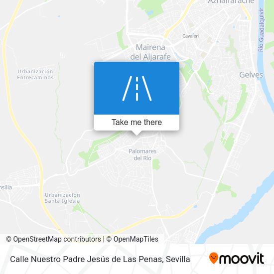 Calle Nuestro Padre Jesús de Las Penas map