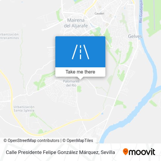 Calle Presidente Felipe González Márquez map