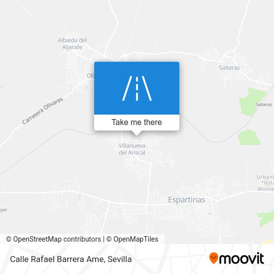 Calle Rafael Barrera Ame map