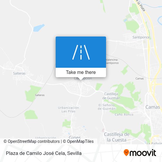 Plaza de Camilo José Cela map
