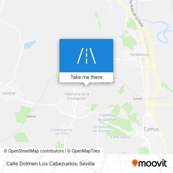 Calle Dolmen Los Cabezuelos map