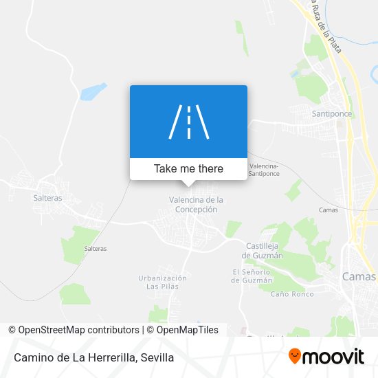 Camino de La Herrerilla map