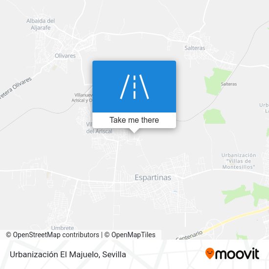 Urbanización El Majuelo map