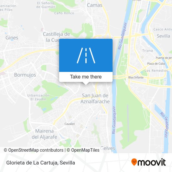 Glorieta de La Cartuja map