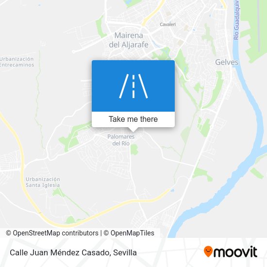 Calle Juan Méndez Casado map