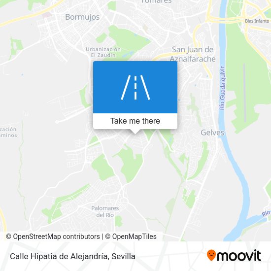 Calle Hipatia de Alejandría map