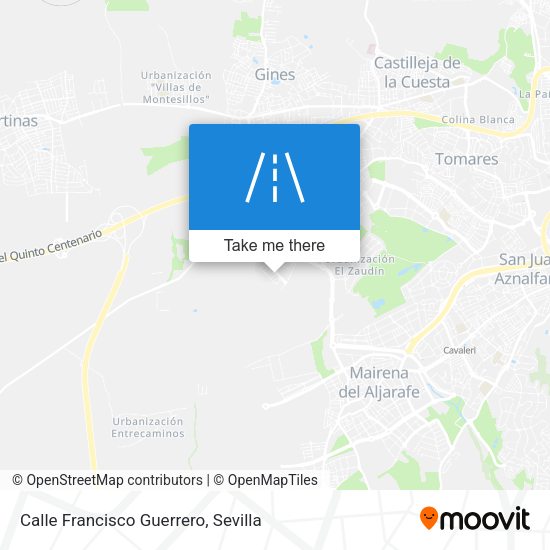 Calle Francisco Guerrero map