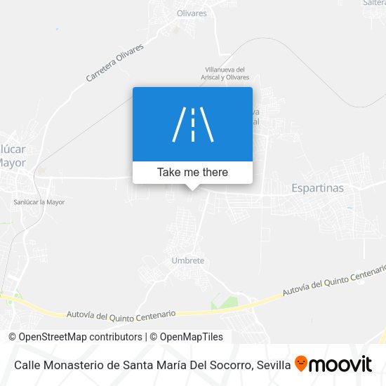 Calle Monasterio de Santa María Del Socorro map