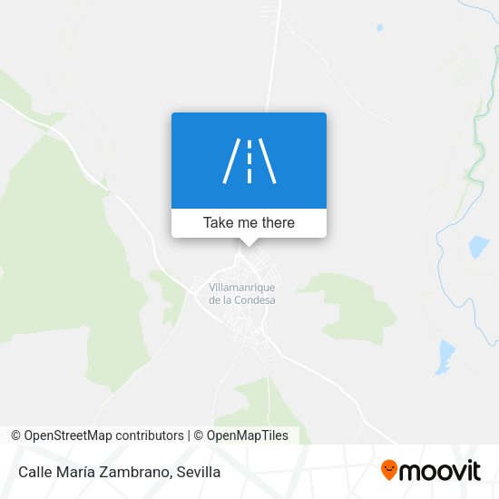Calle María Zambrano map