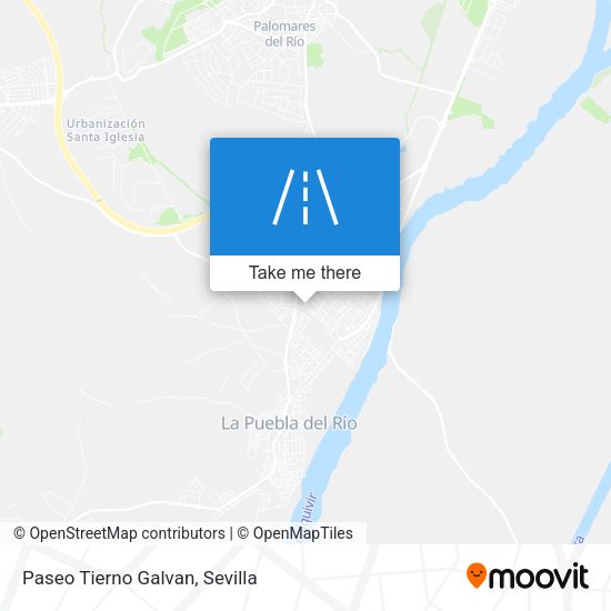 Paseo Tierno Galvan map