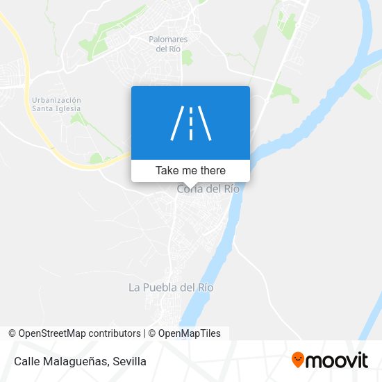 Calle Malagueñas map
