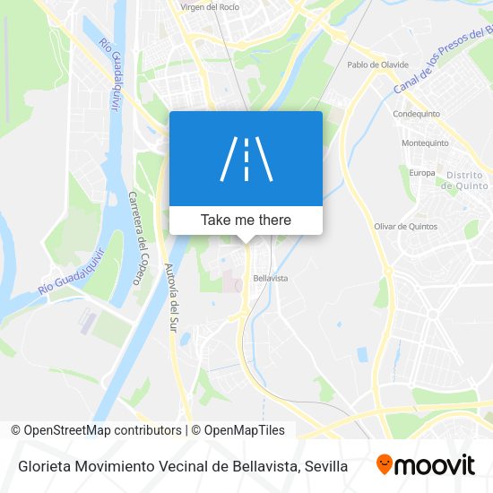 Glorieta Movimiento Vecinal de Bellavista map