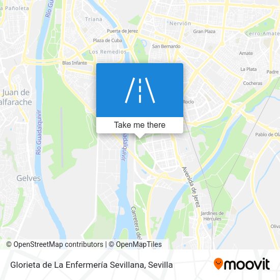Glorieta de La Enfermería Sevillana map