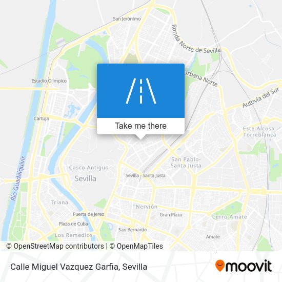 Calle Miguel Vazquez Garfia map