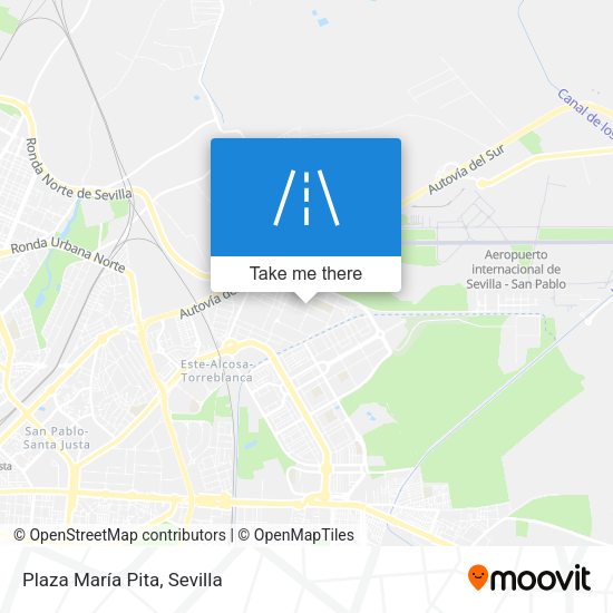 Plaza María Pita map