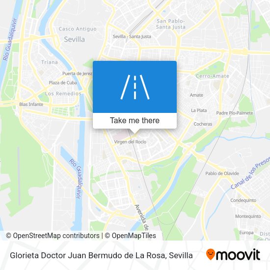 Glorieta Doctor Juan Bermudo de La Rosa map