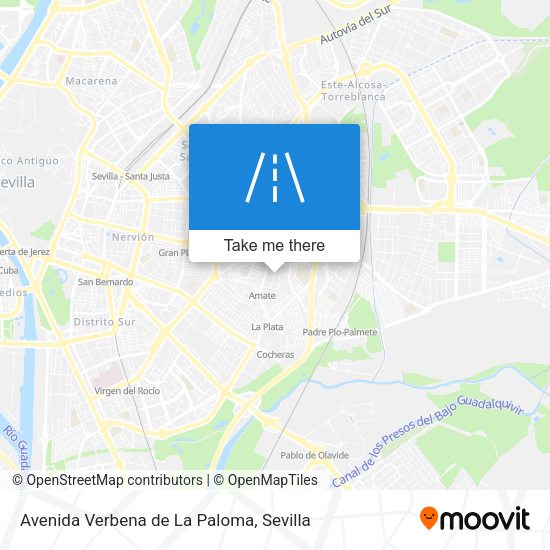 Avenida Verbena de La Paloma map