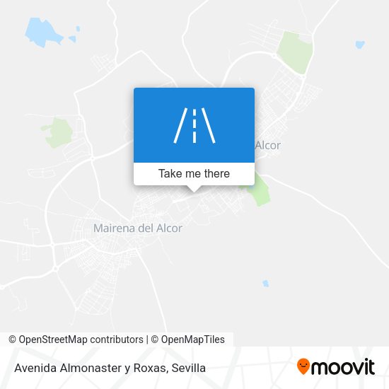 Avenida Almonaster y Roxas map