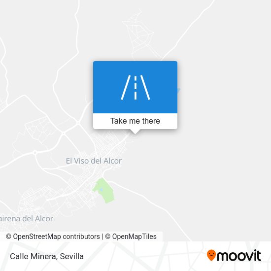 Calle Minera map