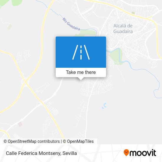 Calle Federica Montseny map