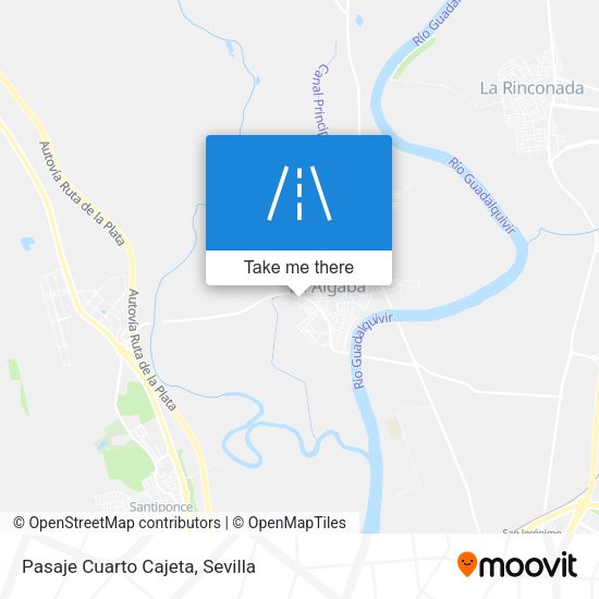 Pasaje Cuarto Cajeta map