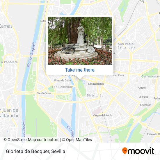 Glorieta de Bécquer map