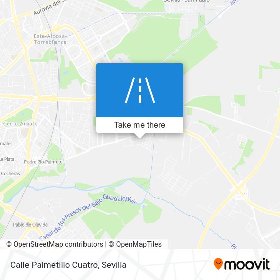 Calle Palmetillo Cuatro map