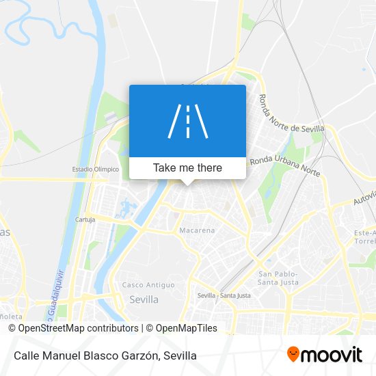 Calle Manuel Blasco Garzón map