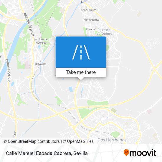 Calle Manuel Espada Cabrera map