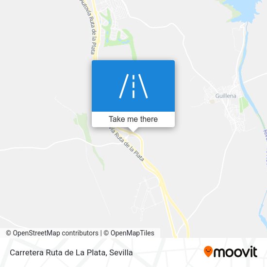Carretera Ruta de La Plata map