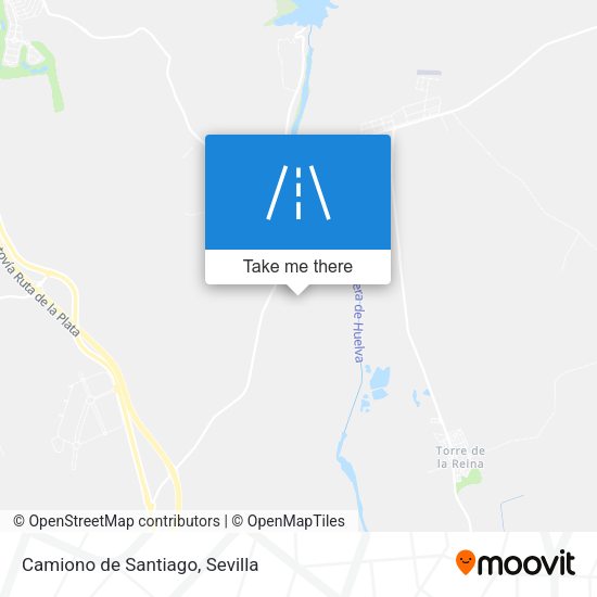 Camiono de Santiago map